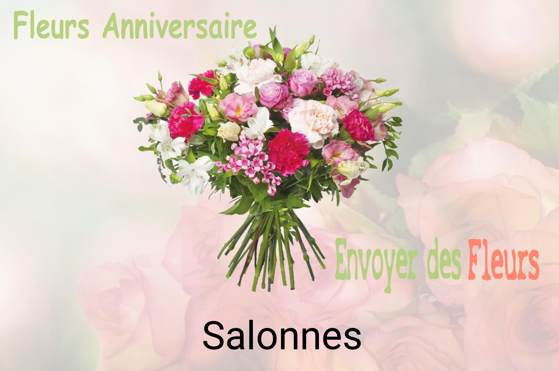 Bouquet de fleurs d’anniversaire livré à Salonnes